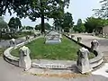 Abell's gravesite in Green Mount Cemetery