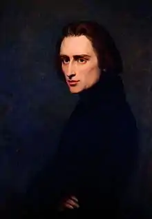 Portrait of Franz Liszt, 1837