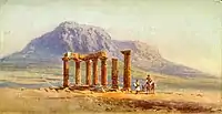 Temple of Zeus, Corinth (c 1910)