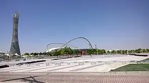 Aspire Park and Aspire Tower a part of the Aspire zone.