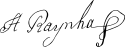 Mariana Victoria of Spain's signature