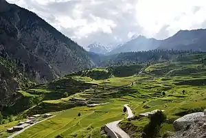 Nanga Parbat seen from the Rama Valley near Astore District in August 2016