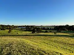 View from Astrolabe Park looking towards the Botany Dams