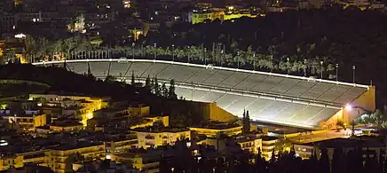 View from Mt. Lycabettus at night