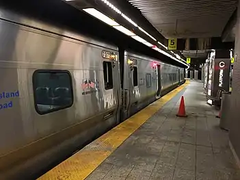 Looking down Platform C