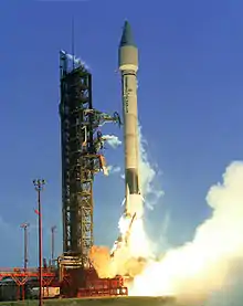 Maiden flight of Atlas I rocket