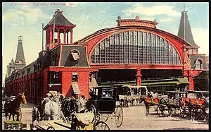 Atlanta's 1871 Union Station, Atlanta, Georgia (demolished in 1930)