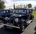 Hertford Sixteen 18 hp5-seater saloon 1936pressed steel wheels