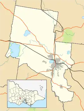 Burrumbeet is located in City of Ballarat