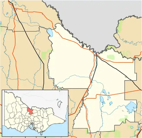 Heathcote District Football League is located in Shire of Campaspe