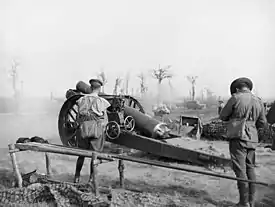 In action on the Ypres-Comines Canal near Lock 8, 15 September 1917