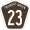 Tourist Drive 23 marker