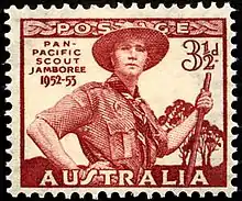 Image 14Australian Scouting stamp (from Scouting in popular culture)