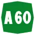 Autostrada A60 shield}}