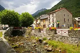 The Rue des Pyrénées, in Auzat