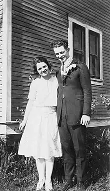 Ava and Linus Pauling in Corvallis, Oregon