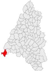 Location in Bihor County