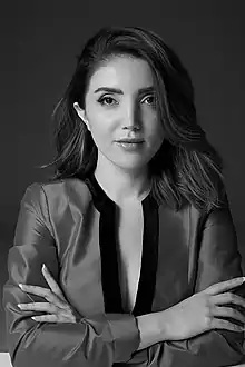 balck & white photo of Ayşegül Coşkun