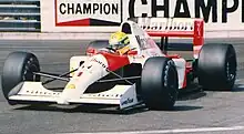 Senna's McLaren during the 1991 Monaco Grand Prix