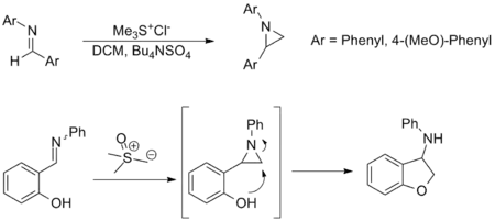 Aziridination with the Johnson–Corey–Chaykovsky reaction