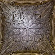 Crossing vault of Seville Cathedral by Juan Gil de Hontañón