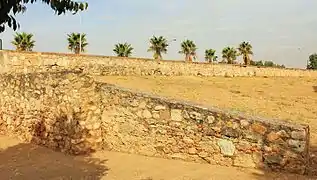 Inner area of the defensive wall near the Palmas Gate