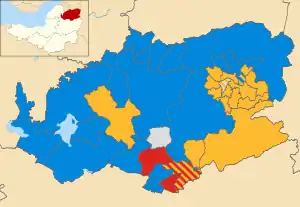 2011 results map