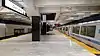 A train at Civic Center/UN Plaza station, 2018