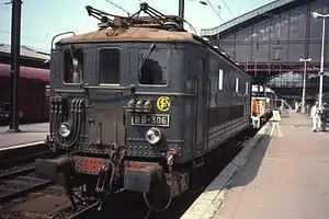 Picture of electric locomotive