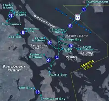 Zone 1 – Southern Gulf Islands