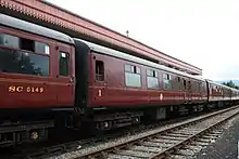 Brake Corridor First number 17101 at Aviemore Station