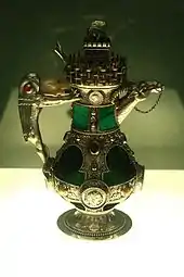 Photograph of a decorative wine decanter