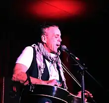 Bret Mosley performing live in Perth, Western Australia in 2016