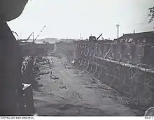 Building Cairncross Dockyard in 1942