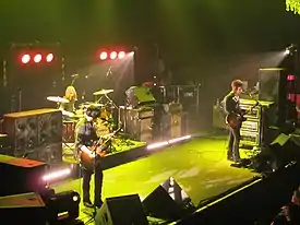 Black Rebel Motorcycle Club performing at the Fillmore, San Francisco, in 2013