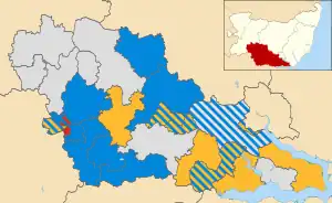 2011 results map