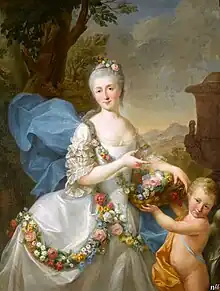 Apolonia Ustrzycka and her son, by Marcello Bacciarelli