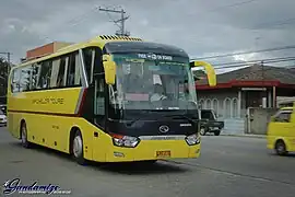 A bus unit of Bachelor Express, a subsidiary of Yanson Group of Bus Companies