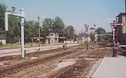 Station exit towards Meiningen (1991)