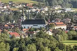 Salmünster with Saints Peter and Paul Church