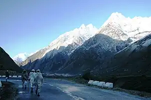 Himalayas in Badrinath, Uttarakhand