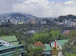 Baguio skyline as seen from SM City Baguio, overlooking Burnham Park (February 2023)