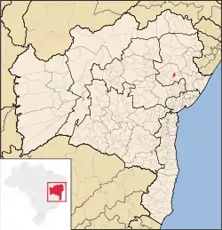 Location of Barrocas