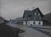 Station building of Nesslau-Neu St.Johann after completion