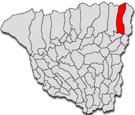 Location in Gorj County