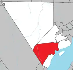 Location within Charlevoix RCM.