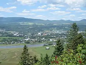 Looking north across the hills of Charlevoix from Baie-Saint-Paul