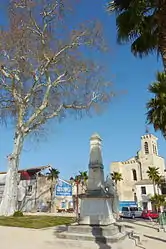 The church square in Baillargues