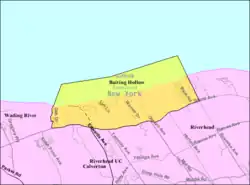 U.S. Census map of Baiting Hollow.