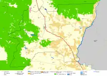 Map of Baker County